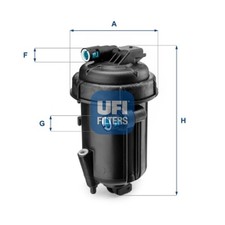 UFI Kraftstofffilter 55.163.00