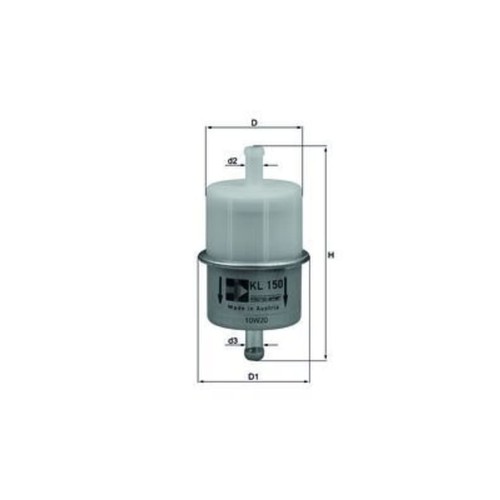 Kraftstofffilter mahle 150 - kraftstofffilter,