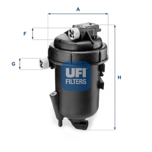 Kraftstofffilter ufi 179 - kraftstofffilter, 55.179.00